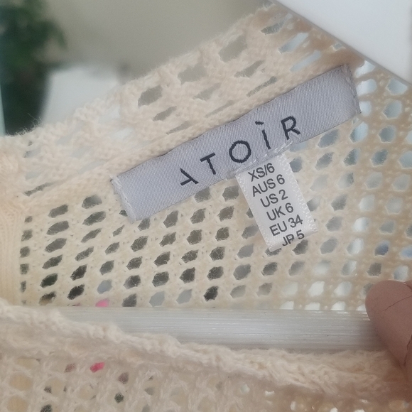 Atoira star is born dress vanilla - neutral. 100% cotton no lining sz 2 - Picture 4 of 9